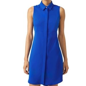 Amanda Uprichard Blue Cut Out Dress